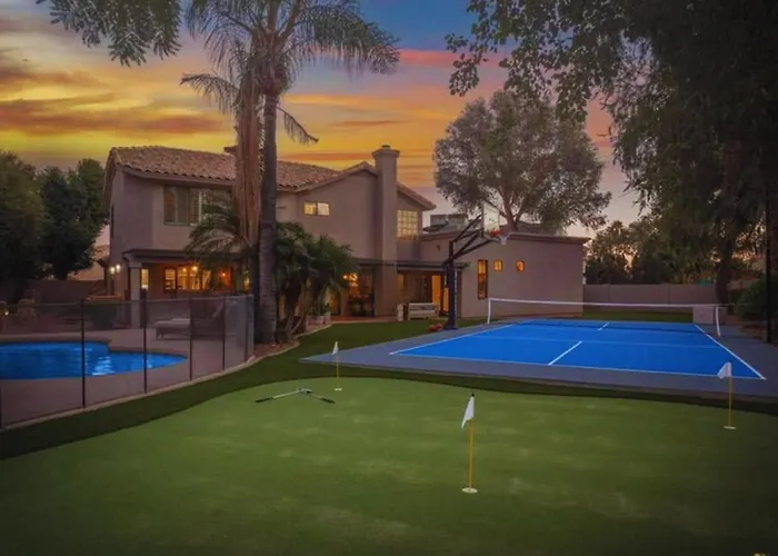 Villa Palm Tree Paradisesportcourtputting Greentetherballgame Roomheated Poolspa