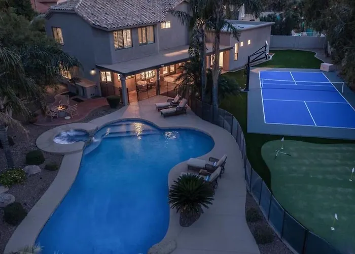 Villa Palm Tree Paradisesportcourtputting Greentetherballgame Roomheated Poolspa *